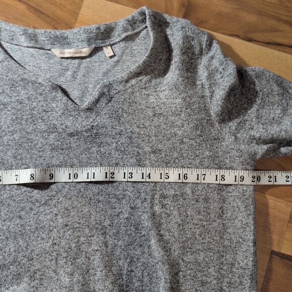 Soft Surroundings Easy Living Dress Sz Medium Drawstring Waist Style 2AW56 SOFT - Picture 5 of 11